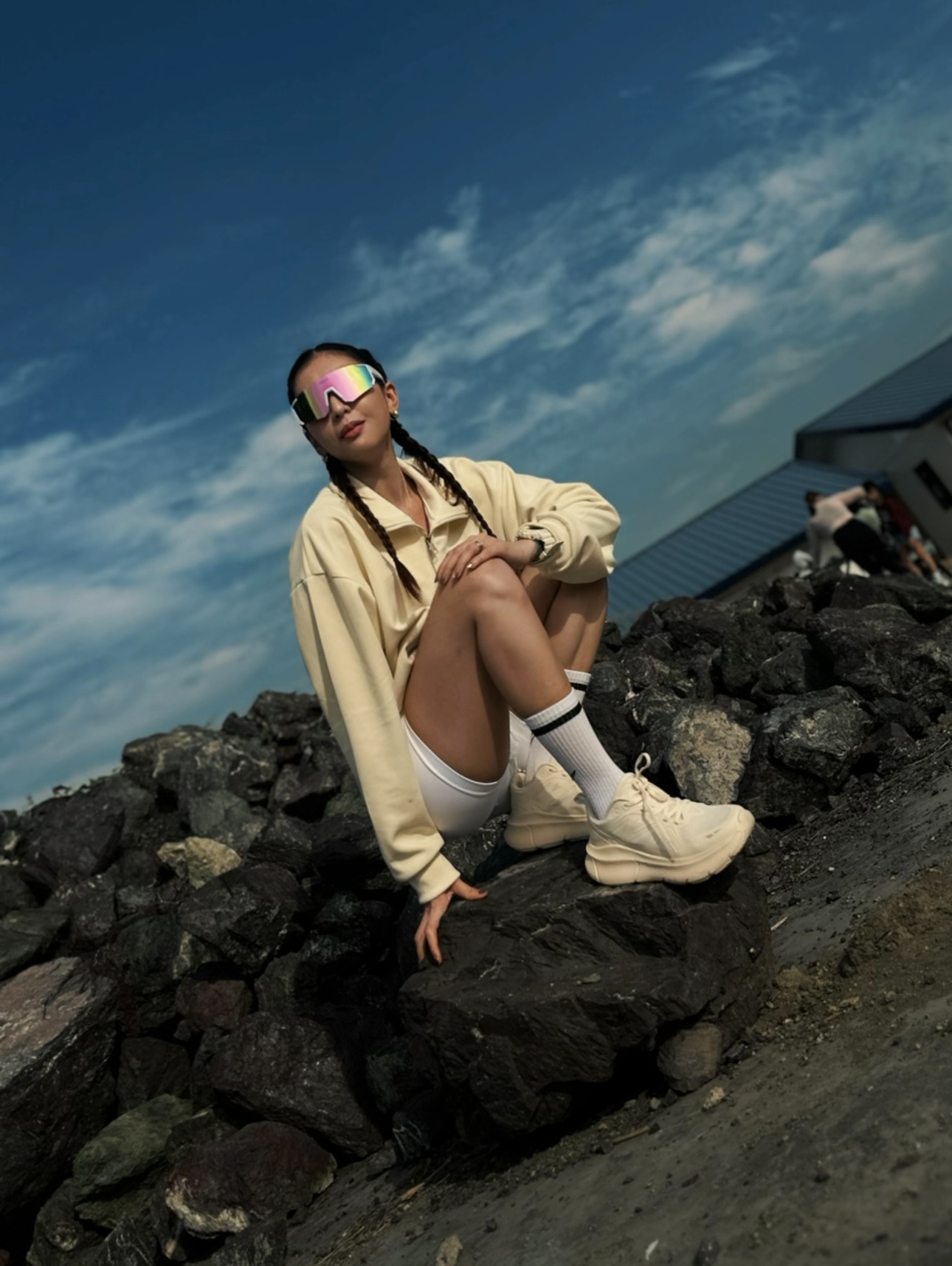 Hawkwell footwear editorial — lifestyle detail shot