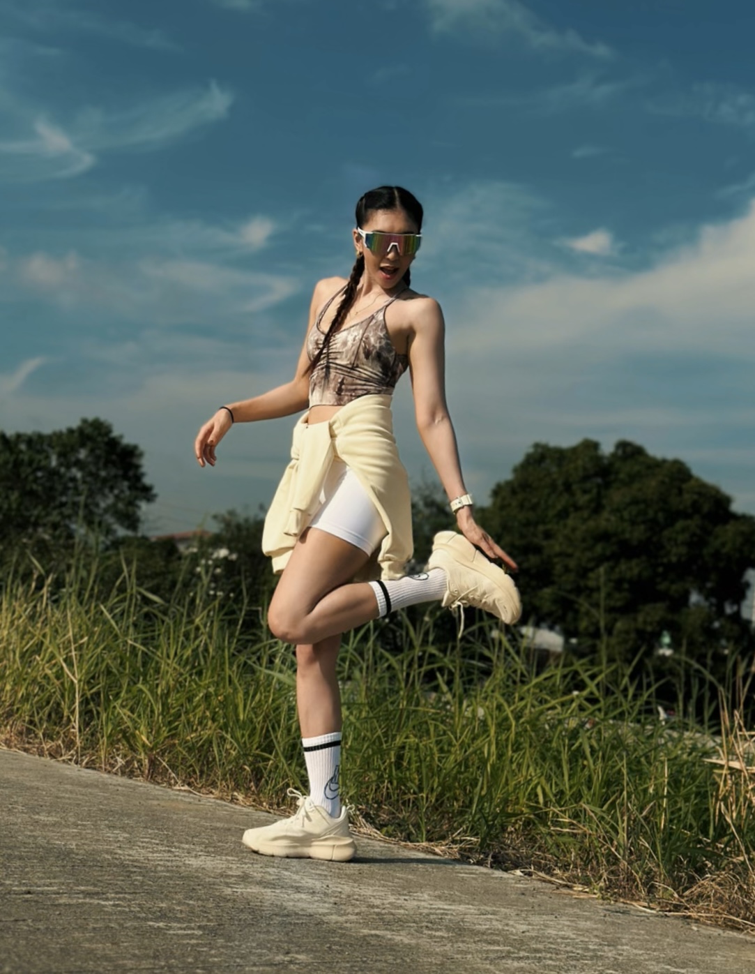 Hawkwell footwear editorial — styling detail